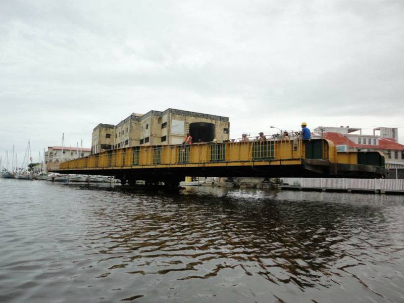 Belize Swing Bridge History